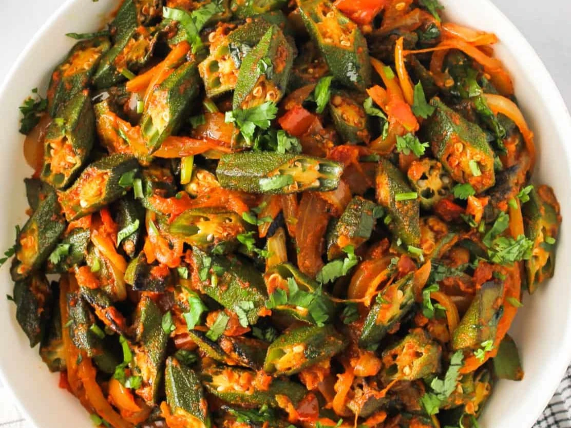 Bhindi Masala at Namak Mirchi in Calgary